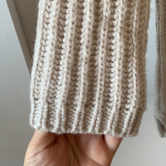 Madewell Ribbed Knit Wool Alpaca Turtleneck Sweater S - Picture 3 of 7